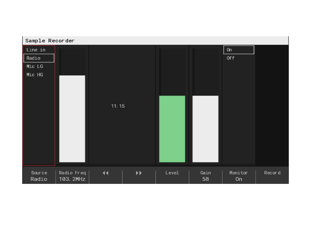 sample recorder