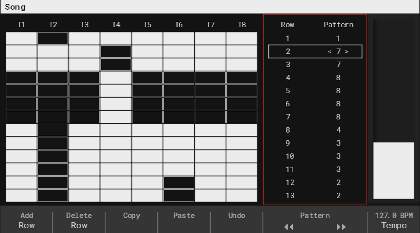 pattern  8-track view