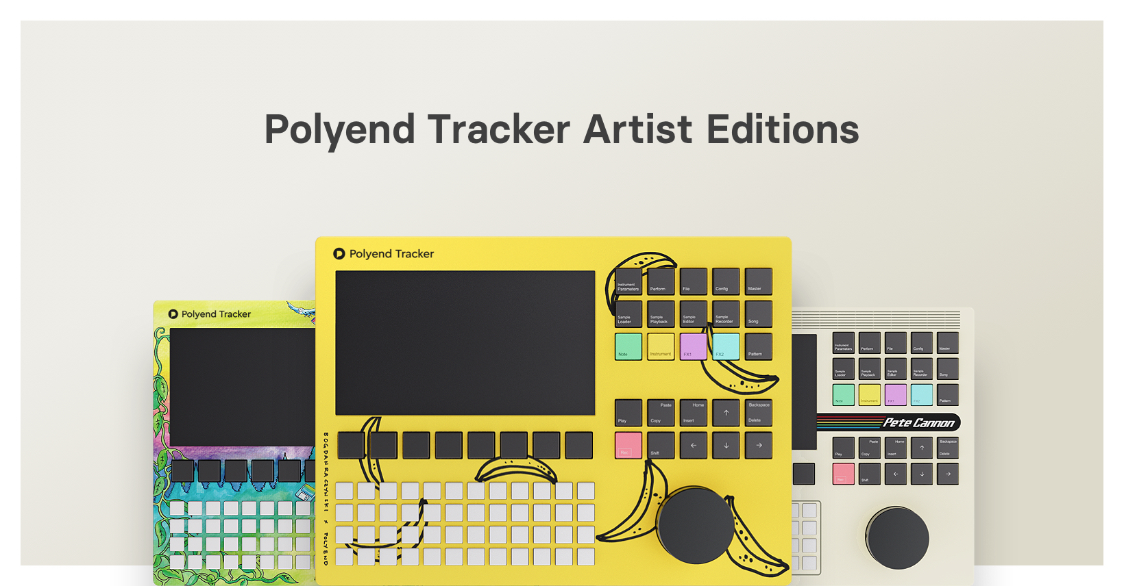 Polyend Tracker: Artist Editions • Polyend